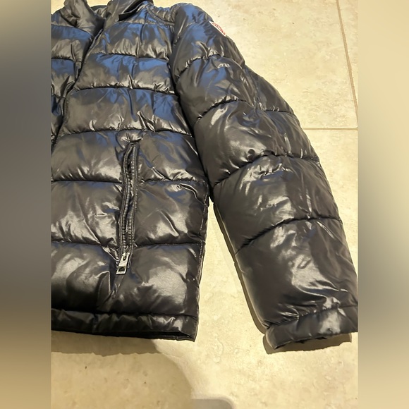 Men’s size XL black Guess puffer jacket - Picture 3 of 7